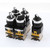 Uxcell a15072100ux0032 AC 380V 10 Amp, 2 Positions DPST Rotary Selector Select Switch Latching Lock 5 Piece