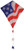 In the Breeze Patriotic Diamond Kite, 30-Inch