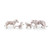 TOYMANY 4PCS Realistic White Tigers Figurines with Tiger Cubs, 2-6" Safari Animals Figures Family Set Includes Baby Tigers, Educational Toy Cake Toppers Christmas Birthday Gift for Kids Toddlers