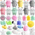 Outee Mochi Squeeze Cat Toys, 36 Pcs Mini Mochi Squishy Mochi Animal Cat Squishy Mini Squishy Stress Relief Animals Squihsy Squeeze Stress Cat Toys Mochi Squeeze Squishy Random