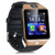 Padgene Bluetooth DZ09 Smartwatch Touch Screen with Pedometer Anti-Lost Camera Support Android Apple System (Gold(with Black Band))