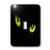 3dRose lsp_6022_1 Green Eyes Of A Black Cat Single Toggle Switch Multicolored