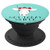Not Today Heifer, Turquoise, Cow Floral Head Pink Red Teal - PopSockets Grip and Stand for Phones and Tablets