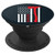 Fireman Red Line Firefighter USA Pride Flag Father Gift Idea PopSockets Grip and Stand for Phones and Tablets