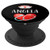 Angela Gift Nurse RN LPN APN NP CNS Red Heart Stethoscope - PopSockets Grip and Stand for Phones and Tablets