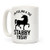 LookHUMAN I'm Feeling a Tad Stabby Today White 15 Ounce Ceramic Coffee Mug