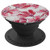 Botanical Red Flowers Pop Socket Black Base Floral Pattern - PopSockets Grip and Stand for Phones and Tablets