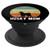 Husky Mom Retro Sunset Dog Lover PopSockets Grip and Stand for Phones and Tablets
