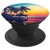 Palm Trees Silhouette Against a Colorful Sunset - PopSockets Grip and Stand for Phones and Tablets