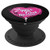 Zipper Club Member Open Heart Surgery Survivor Pink on Black - PopSockets Grip and Stand for Phones and Tablets