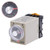 uxcell 110VAC 10S 8 Terminals Range Adjustable Delay Timer Time Relay AH3-3 with Base