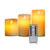 HIFROM LED Flameless Candles Set with Remote Control Timer Real Wax Pillars AAA Battery Operated Realistic Flickering Candles (4 Inch, 5 Inch, 6 Inch) - Set of 3