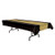 Beistle 57940-BKGD Black and Gold Tablecover, 54 Inch by 108 (Value 3-pack)