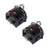 Wii Motion Plus Adapter Sensor Tracking for Nintendo Wii Remote Controller Black (pack of 2)
