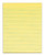 TOPS The Legal Pad Legal Pad, 8-1/2 x 11 Inches, Gum-Top, Canary, Narrow Rule, No Margins, 50 Sheets per Pad, 12 Pads per Pack (7528)