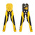 Wire Stripping Tool Self-adjusting Cable Cutter Crimper Multifunctional Wire Stripper Cutting Pliers Tool for Industry 10-24 AWG Stranded Wire Cutting