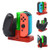 FastSnail Controller Charger for Nintendo Switch, Charging Dock Stand Station for Switch Joy-con and Pro Controller with Charging Indicator Red