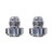 12AN Steel Male Weld Bung, AN12 JIC-12 AN (1-1/6-12) Thread Weldable Fuel Tank Fitting, Natural, Pack of 2