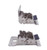 Btibpse Steel Folding Legs 180° Folding Lock Extension Table Bed Leg Feet 4 Pcs