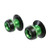 Twall Green 8MM CNC Swingarm Spools For Kawasaki NINJA 650 R ABS 2017-2018 2019