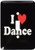 3dRose lsp_16539_1 I Love Dance Toggle Switch