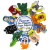 Passover "Ten Plagues" Finger Puppets Judaica