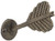 Abbott Collection Cast Iron Arrow Wall Hook, Antique Gold (Large)