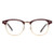 Cyxus Blue Light UV Blocking Computer Glasses, Anti Eye Strain Eyewear (Wine Red)