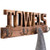 MyGift 4-Hook Burnt Wood Wall Mounted Bathroom/Kitchen Towels Rack