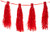 Amscan Apple Red Paper Tassel Garlands | Party Decor | 126 Ct.