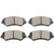 Brake Pads,ECCPP 4pcs Front Ceramic Disc Brake Pads Kits for 03 04 05 06 Chrysler Town Country,01 02 03 Chrysler Voyager,01 02 03 04 05 06 07 Dodge Caravan,01 02 03 04 05 Dodge Grand Caravan