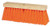 TOUGH GUY Orange Polypropylene Heavy Duty Push Broom