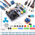 Smraza Ultimate Starter Kit with Tutorial, Breadboard Holder, Jumper Wires, Resistors, LED, DC Motor for Arduino Uno R3 Project Mega 2560 Nano
