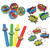 Kid Fun Superhero Toy Party Favor Supplies Set 12 Bundle 48 Pieces Keychains Snapbracelets Balls Rings