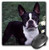 3dRose LLC 8 x 8 x 0.25 Inches Mouse Pad, Boston Terrier Duke (mp_3111_1)