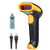 Neoteck 328ft/ 100m Wireless Barcode Scanner, 2.4GHz + USB 2.0 Wired Handheld Barcode Reader for Warehouse Supermarket Store Library etc.