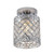 Create for Life Mini Style Modern Decor Crystal Flush Mount Ceiling Light Fixture Crystal Chandeliers Light Ceiling Lamp for Hallway, Bar, Kitchen, Dining Room, Kids Room (6 inch)