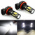 JDM ASTAR 2400 Lumens Extremely Bright PX Chipets H11 H8 LED Fog Light Bulbs for DRL or Fog Lights, Xenon White (H11, White)
