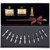 AIVN Calligraphy Set - 17 Pieces. Includes Calligraphy Pens, 2 Bottle Inks, 12 Nibs, Pen Holder and Introduction Booklet