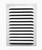 Duraflo 621218 Gable Vent, 12-Inch X 18-Inch
