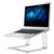 Nulaxy Laptop Stand, Ergonomic Aluminum Laptop Computer Stand, Detachable Laptop Riser Notebook Holder Stand Compatible with MacBook Air Pro, Dell XPS, HP, Lenovo More 10-15.6 Laptops (B- Silver)