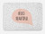Ambesonne Hello Bath Mat, Romantic and Motivational Message in a Pastel Colored Speech Balloon Hand Drawn Dots, Plush Bathroom Decor Mat with Non Slip Backing, 29.5" X 17.5", Blush Black