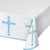 Creative Converting 722223 Border Print Plastic Tablecover, 54 x 102, Blessings Blue (3-Pack)