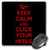 3drose Keep Calm and Click Your Heels - Mouse Pad