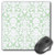 3dRose LLC 8 x 8 x 0.25 Inches Mouse Pad, Green/White French Floral Damask Pattern (mp_76584_1)