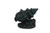 Hampton Nautical  Cast Iron Conch Shell Door Stopper, 9", Seaworn Blue
