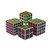 I-xun Magic Cube Set of 2x2x2, 3x3x3, 4x4x4, 5x5x5 Carbon Fiber Sticker Speed Puzzle Cube Pack