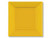 Sunshine Yellow Square Paper Plates | 10" | Party Supply | 120 ct.