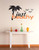 Design with Vinyl RE 3 C 2290 Just Beachy Image Quote Vinyl Wall Decal Sticker, 30 x 30"