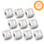 Compatible DYMO Labels 30857, 2-1/4''x4'', 250 White Labels/Roll for LabelWriter 450, 450 Turbo, 450 Twin Turbo, 450 Duo, 4XL Printer, 10 Rolls/Set